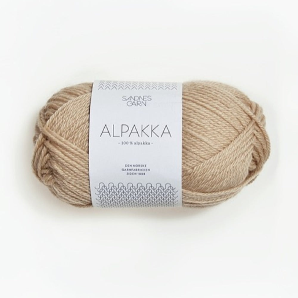 Beige Alpaca Sandnes Garn Wool