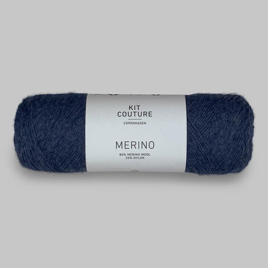 Merino Yarn Blue Melange 726