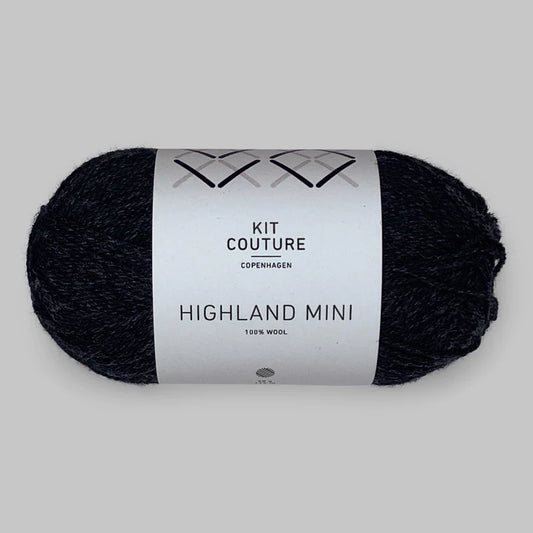 Highland Mini Yarn Charcoal Grey 956