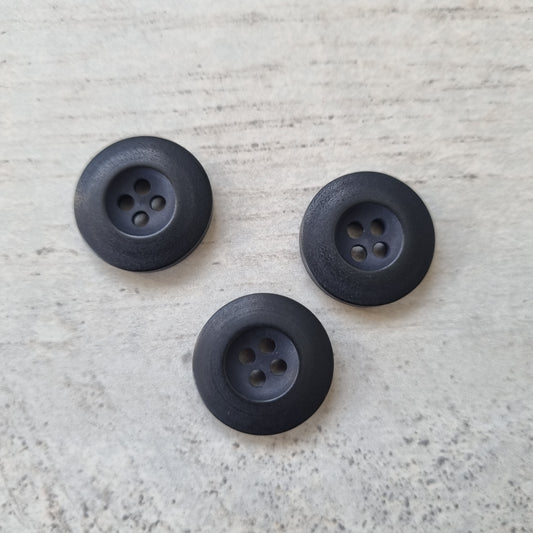 Black Buttons 20mm