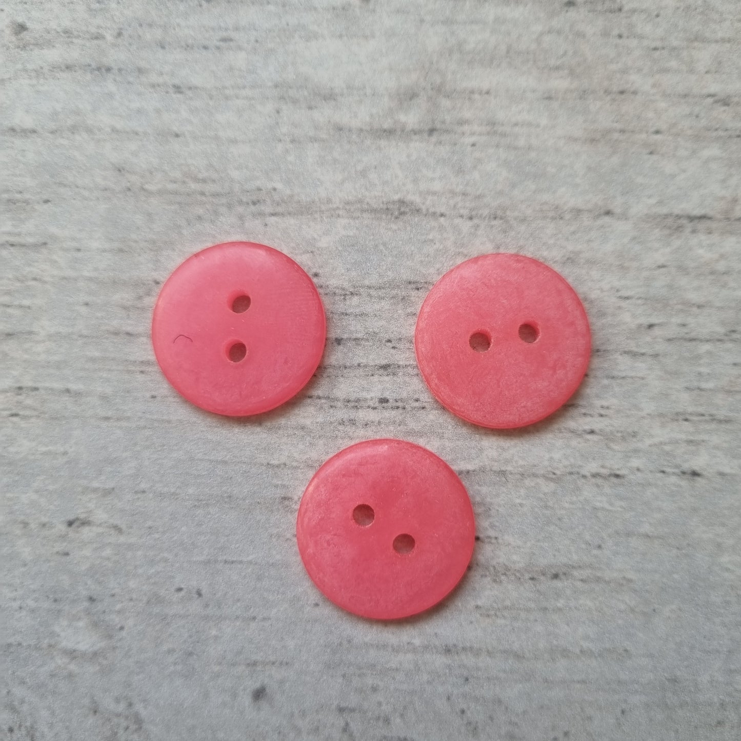 Pink Buttons 19mm