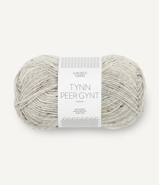 Tynn Peer Gynt Lys Gramerlet Natur Tweed - 1034