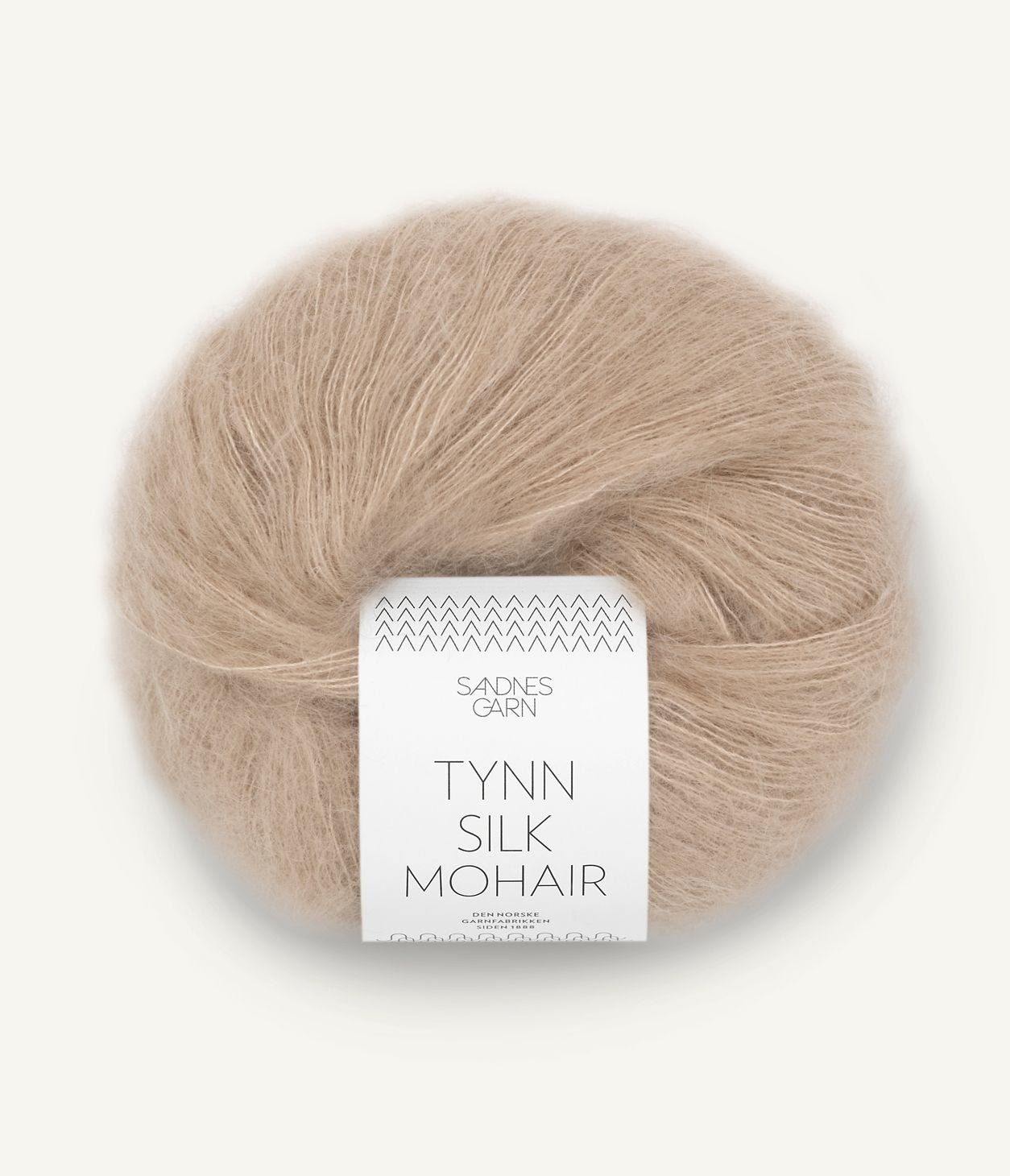 Tynn Silk Mohair Lys Beige - 3021