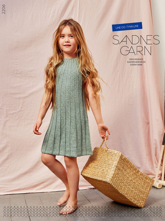 2206 Line and Tynn Line for Kids-  Sandnes Garn Knitting Pattern Book