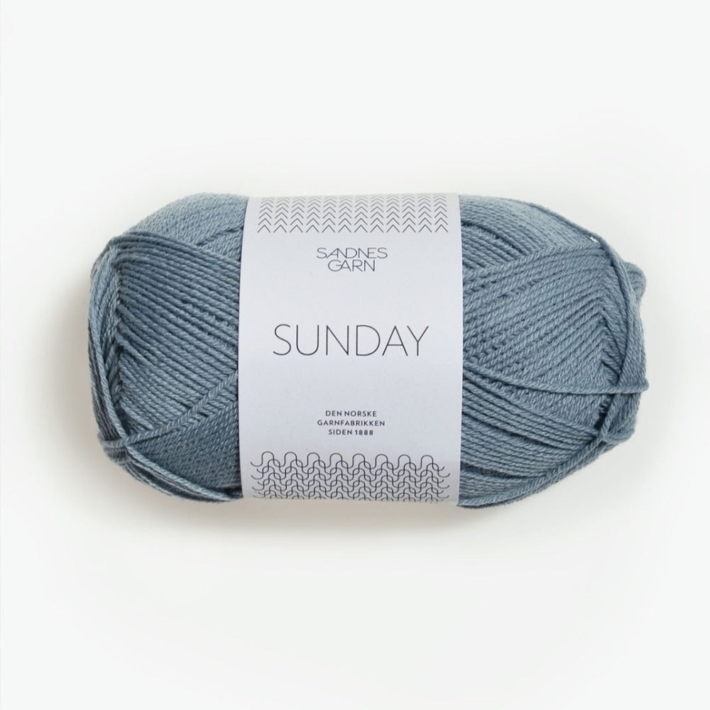 Light blue merino SUNDAY sandnes garn wool