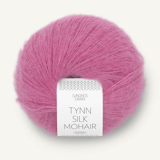 Tynn Silk Mohair Shocking Pink - 4626